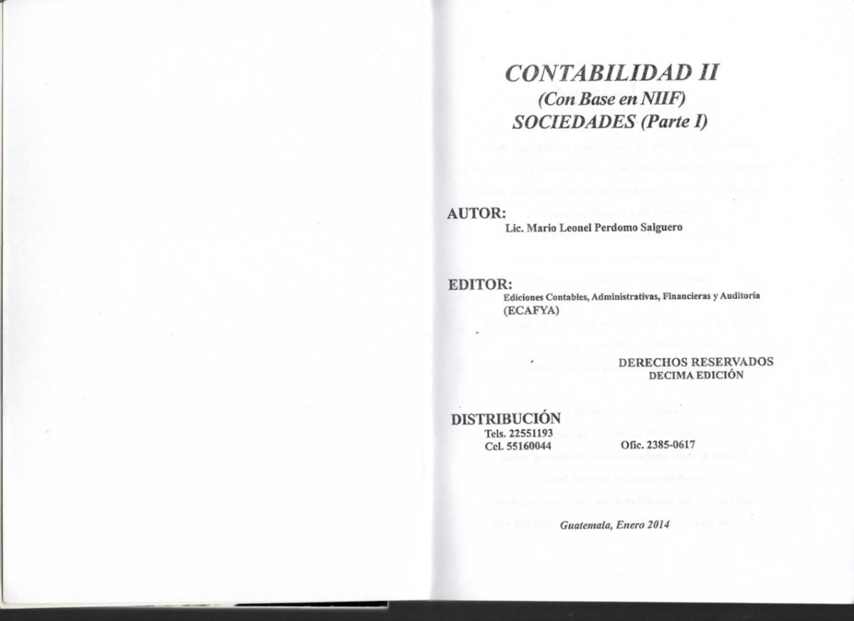 Título: Contabilidad II: Sociedades y NIIF - Análisis y Ejercicios Prácticos - Document Preview