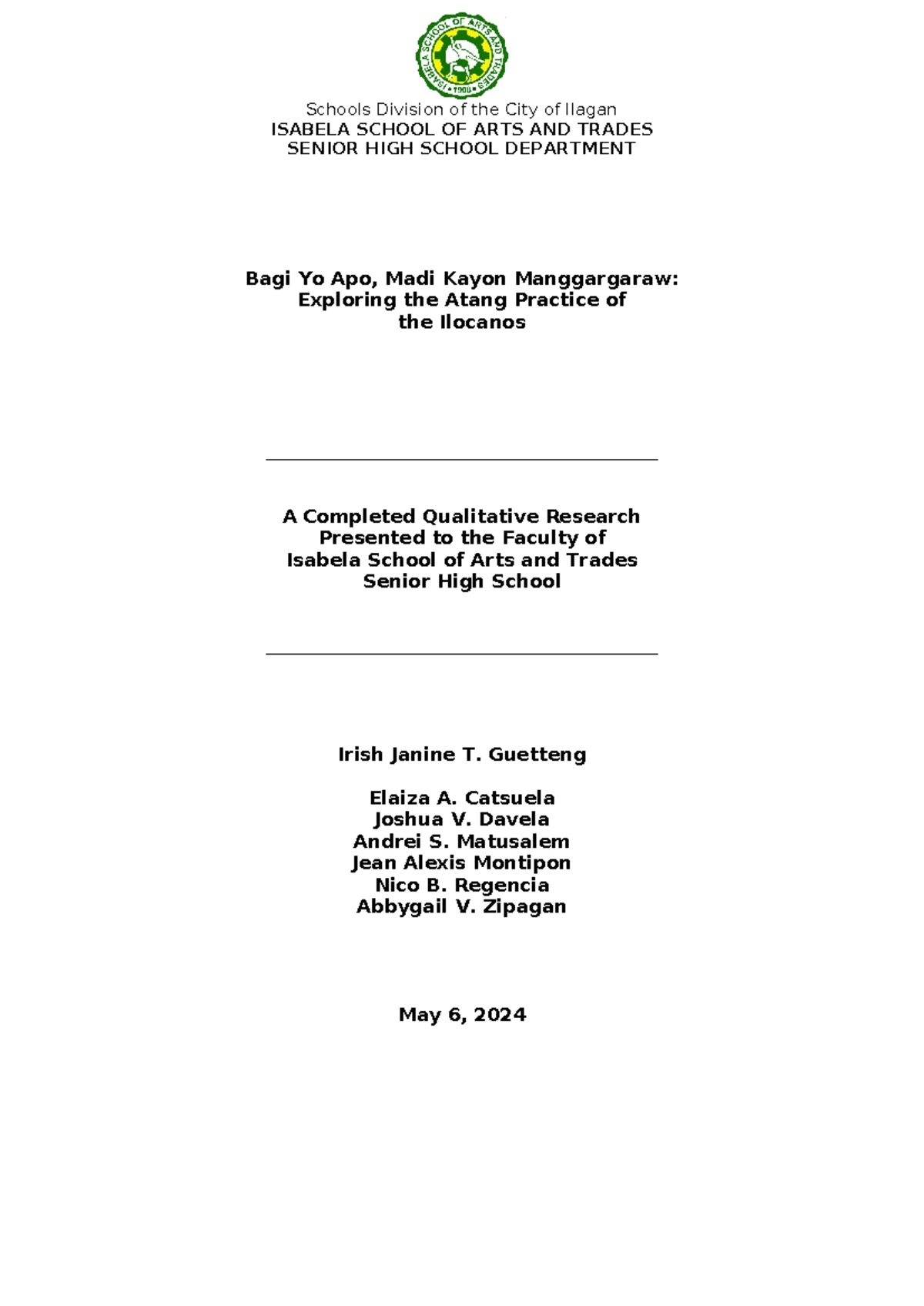 UCSP 101: Comprehensive Reviewer on State and Non-State Institutions ...