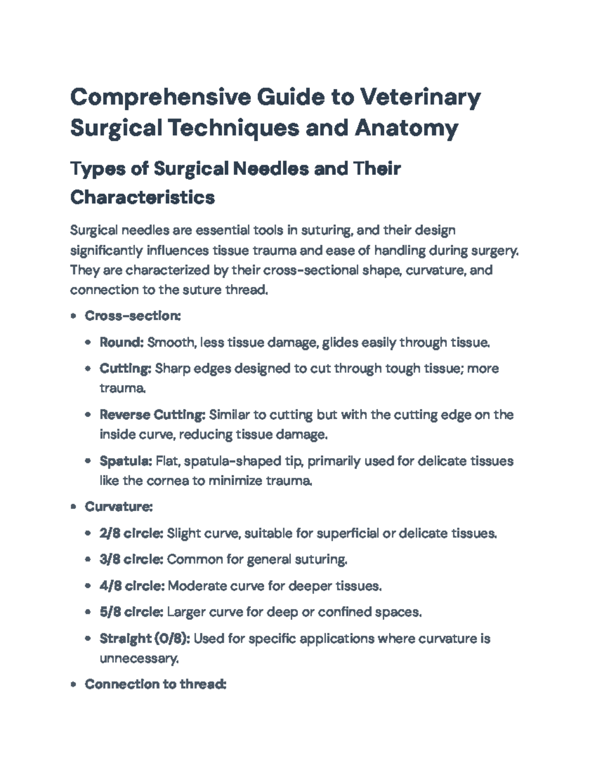Comprehensive Guide to Veterinary Surgical Techniques (VET 101 ...