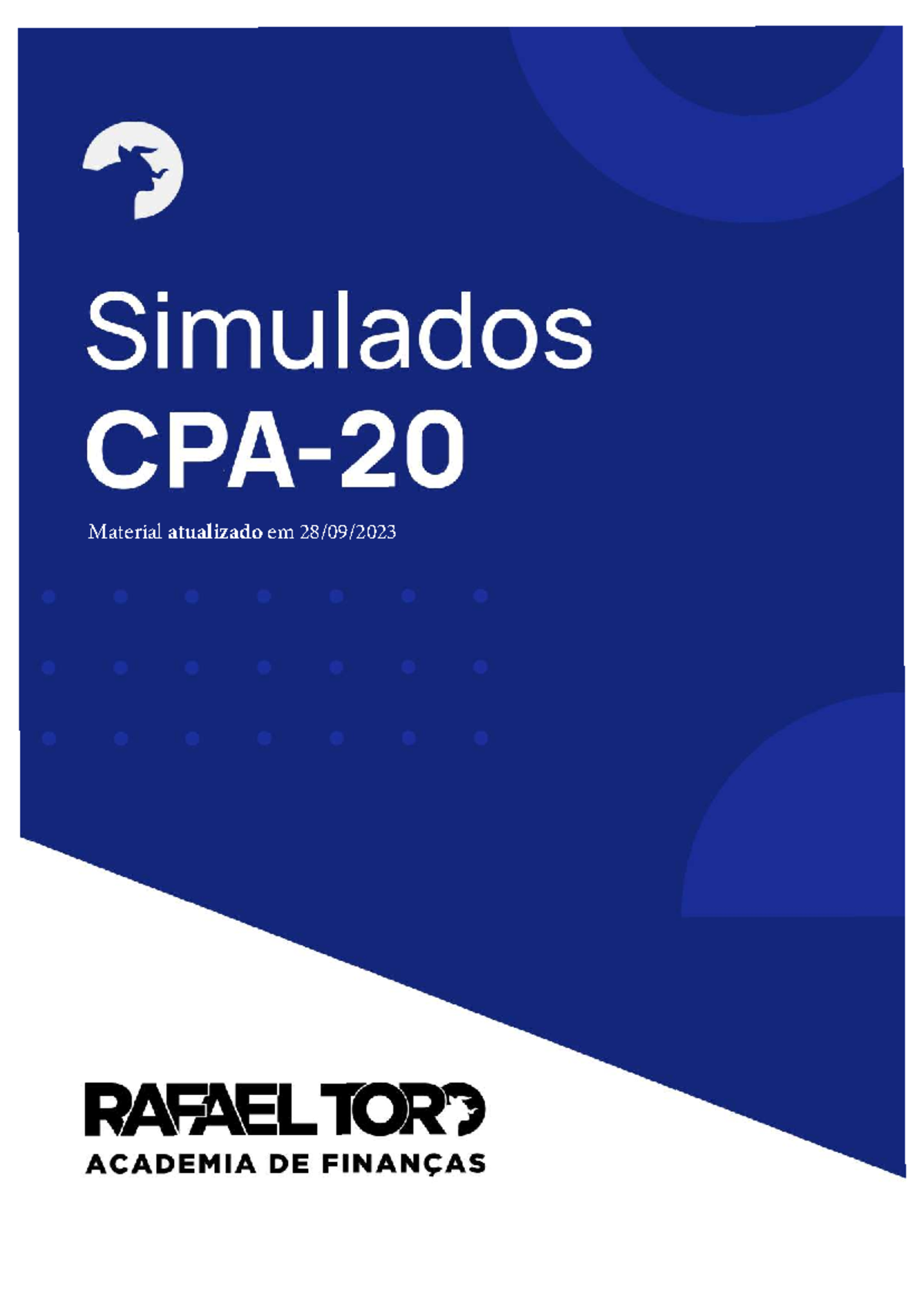 Simulados CPA-20 - SIMULADO PARA PREPARAÇÃO CPA 20 - Material ...