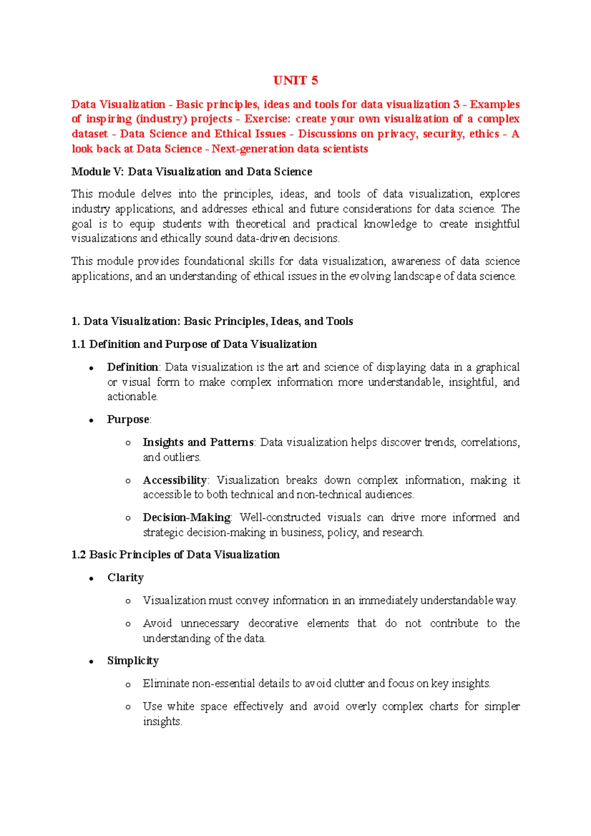 Data Visualization Principles and Ethical Considerations in Data ...