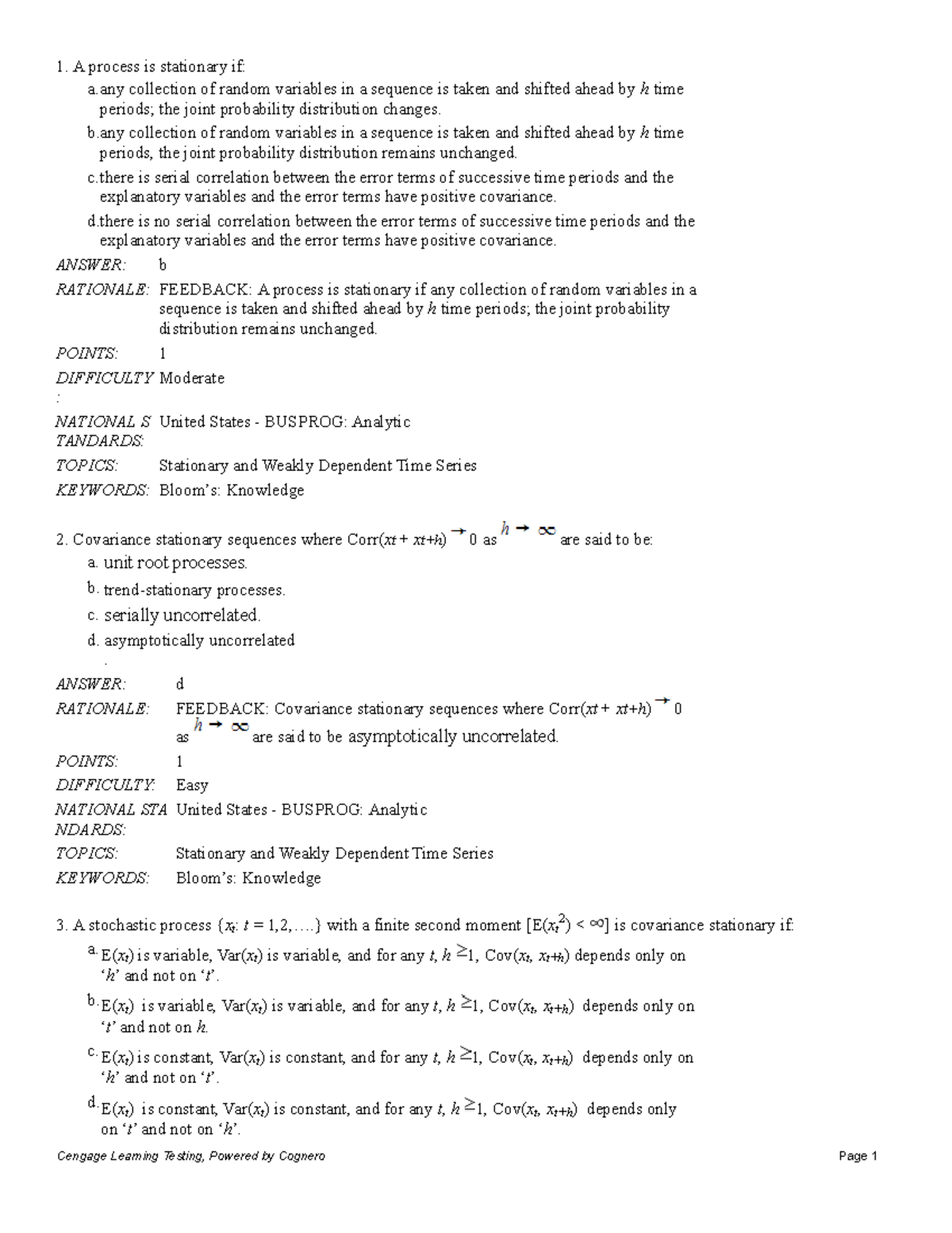 Sample/practice exam 2017, questions and answers - 1. A process is ...
