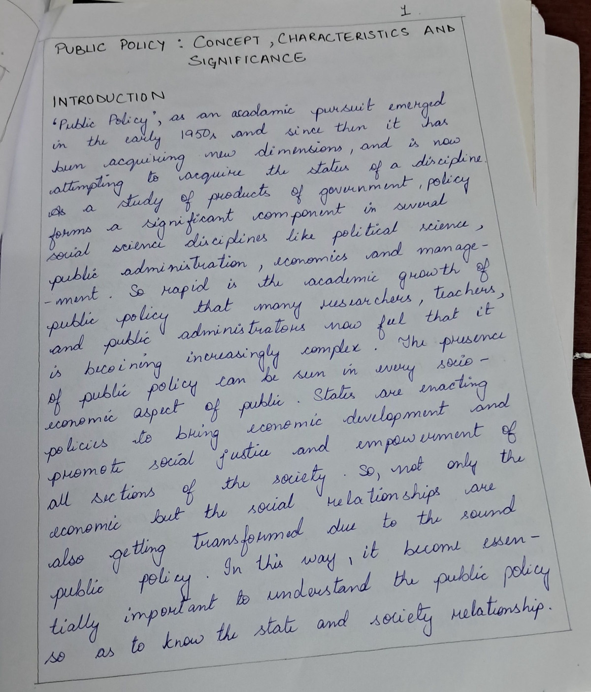Public Policy (PP) - Comprehensive Notes on Concepts & Significance ...