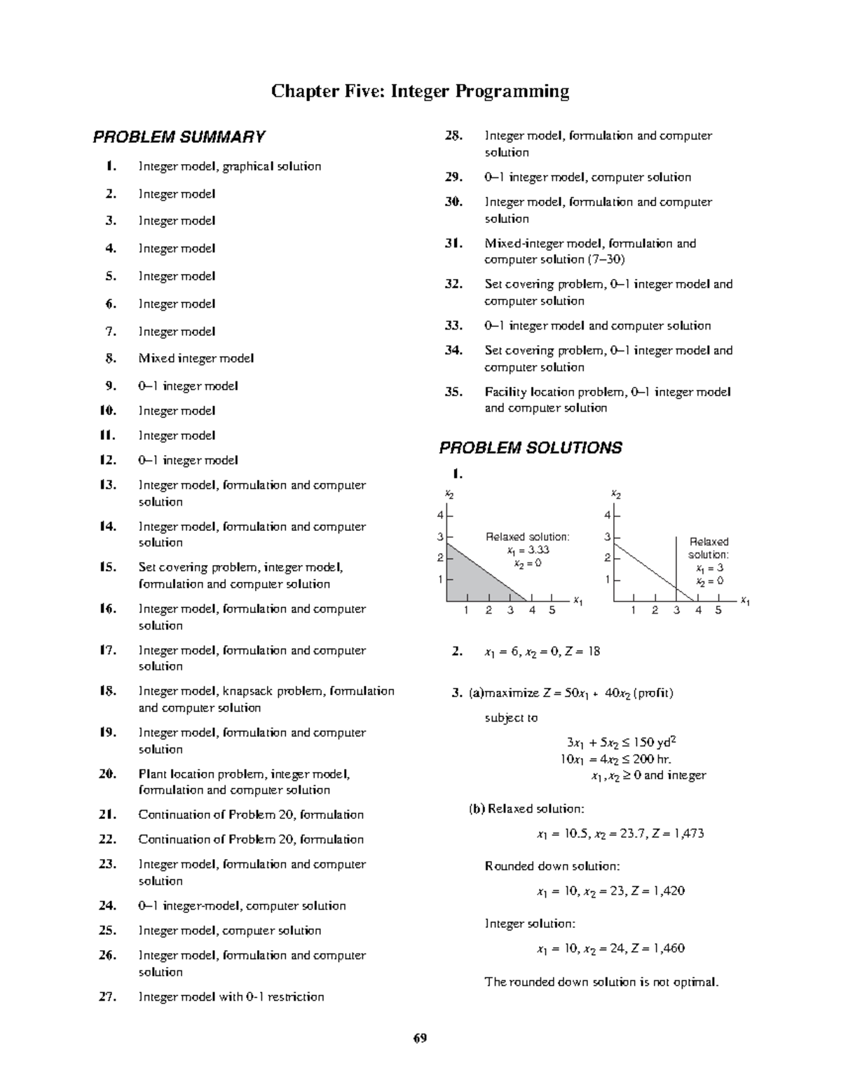 Chapter 5: Solutions to Integer Programming Models (Kxu-CH05) - Studocu