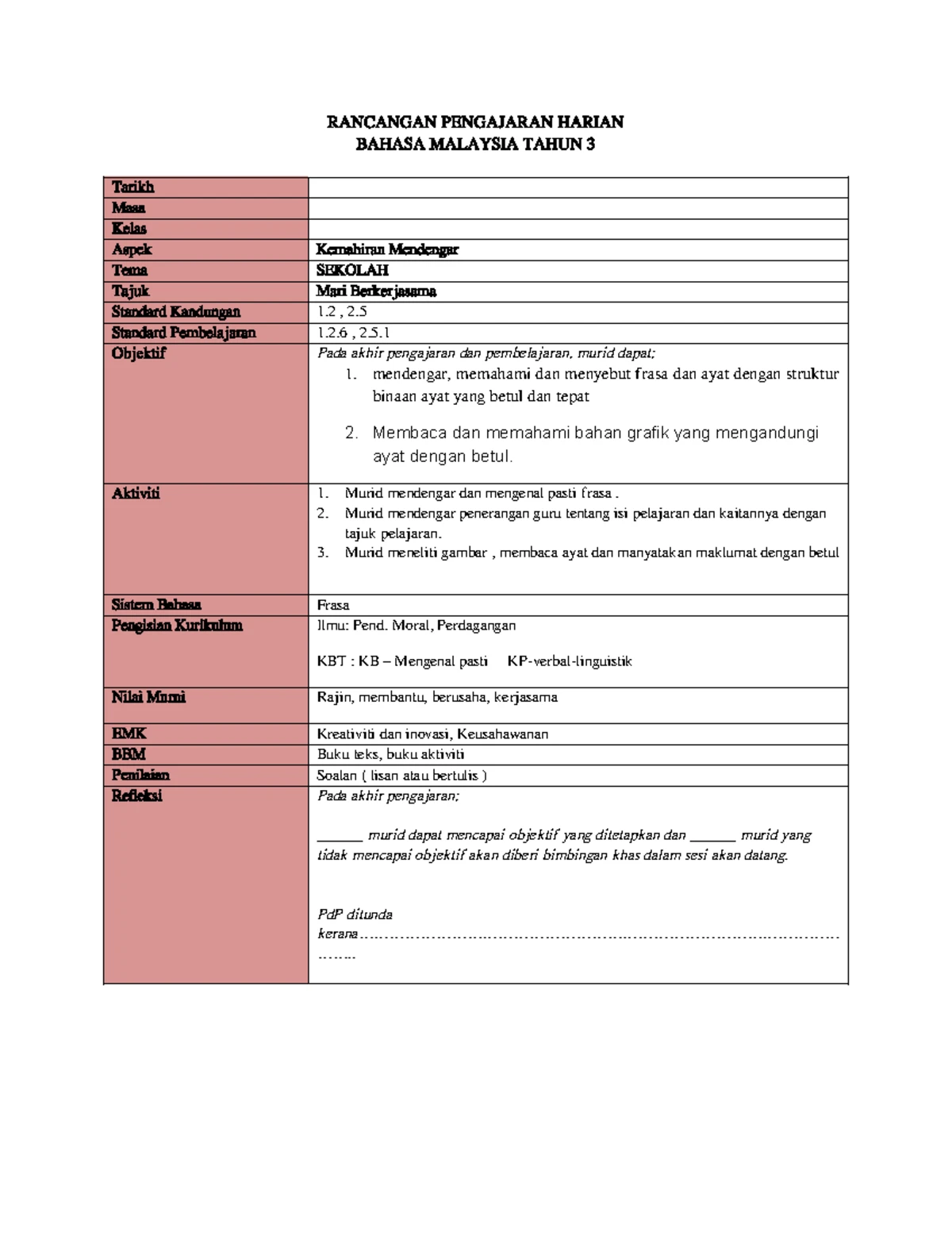Contoh Rancangan Pendidikan Individu - : : BPKHAS/RPI/SR/ SEKOLAH ...