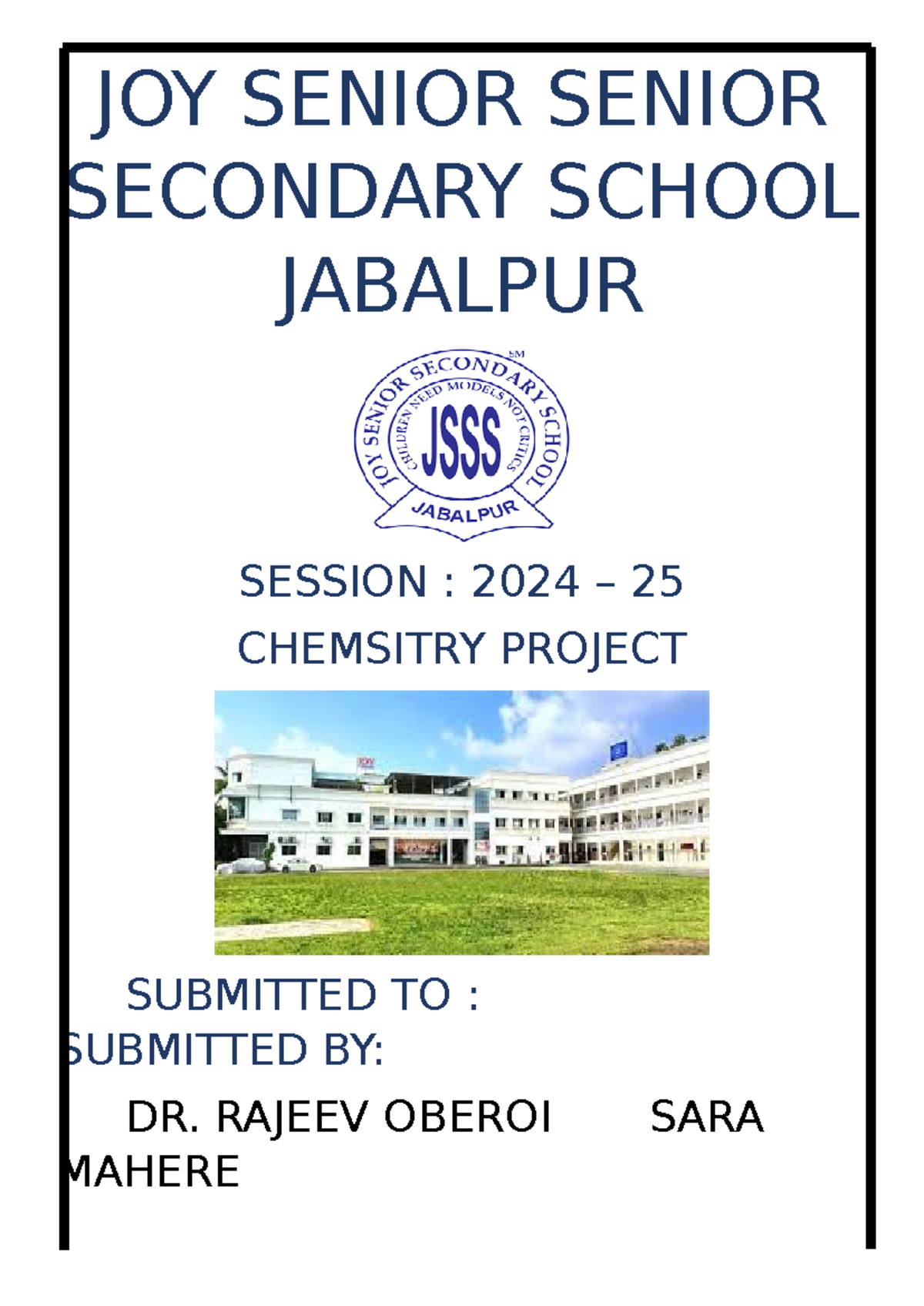 Chemistry Project Bibliography - FCUYKDHMGKH - Studocu