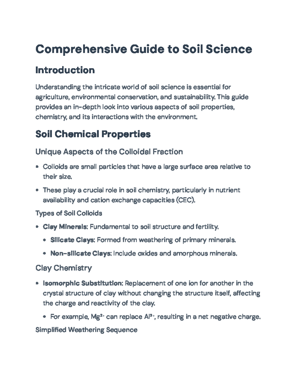 Comprehensive Guide to Soil Science: Properties, Chemistry & Management ...