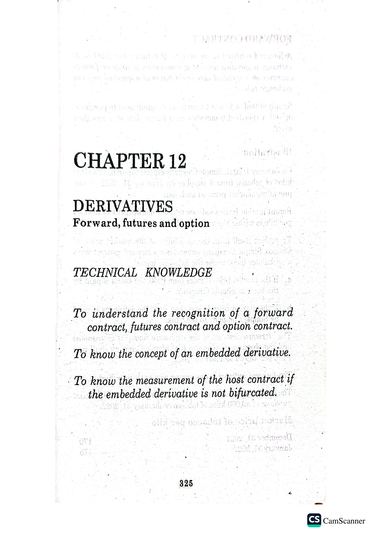 IA 3 CH 12 Derivatives: Forward, Futures, and Options Explained - Studocu