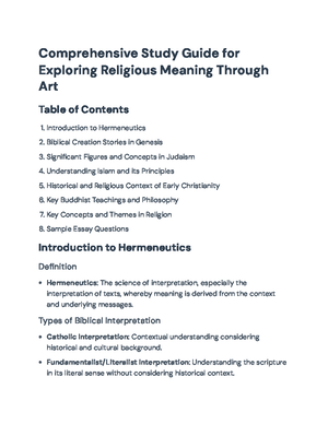 Exploring Religious Meaning: Insights from Buddhism, Christianity ...