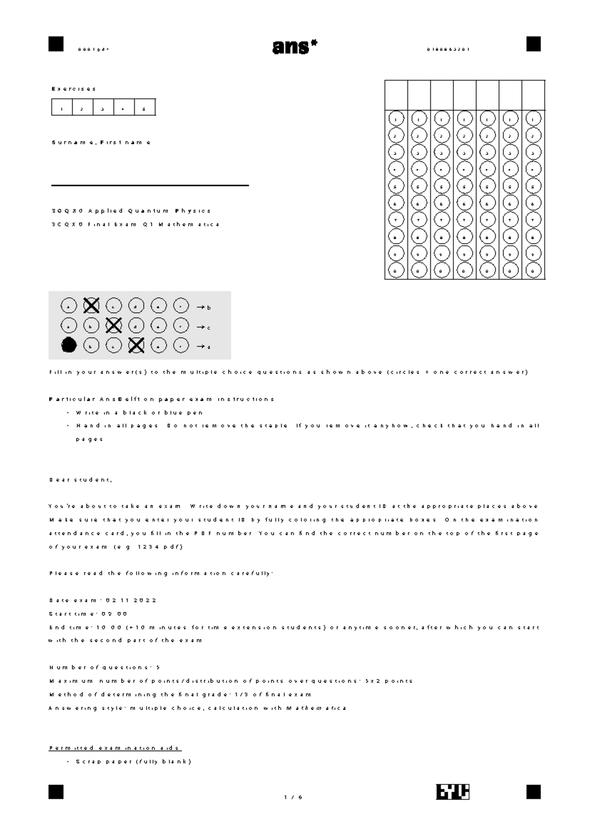 Final Exam 3CQX0: Mathematica Exercises & Instructions 02-11-2022 ...