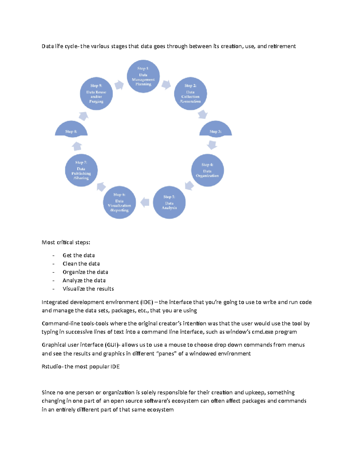 BIS 044 Business Analytics I - Chapter 1 Notes (Fall 2022) - Studocu