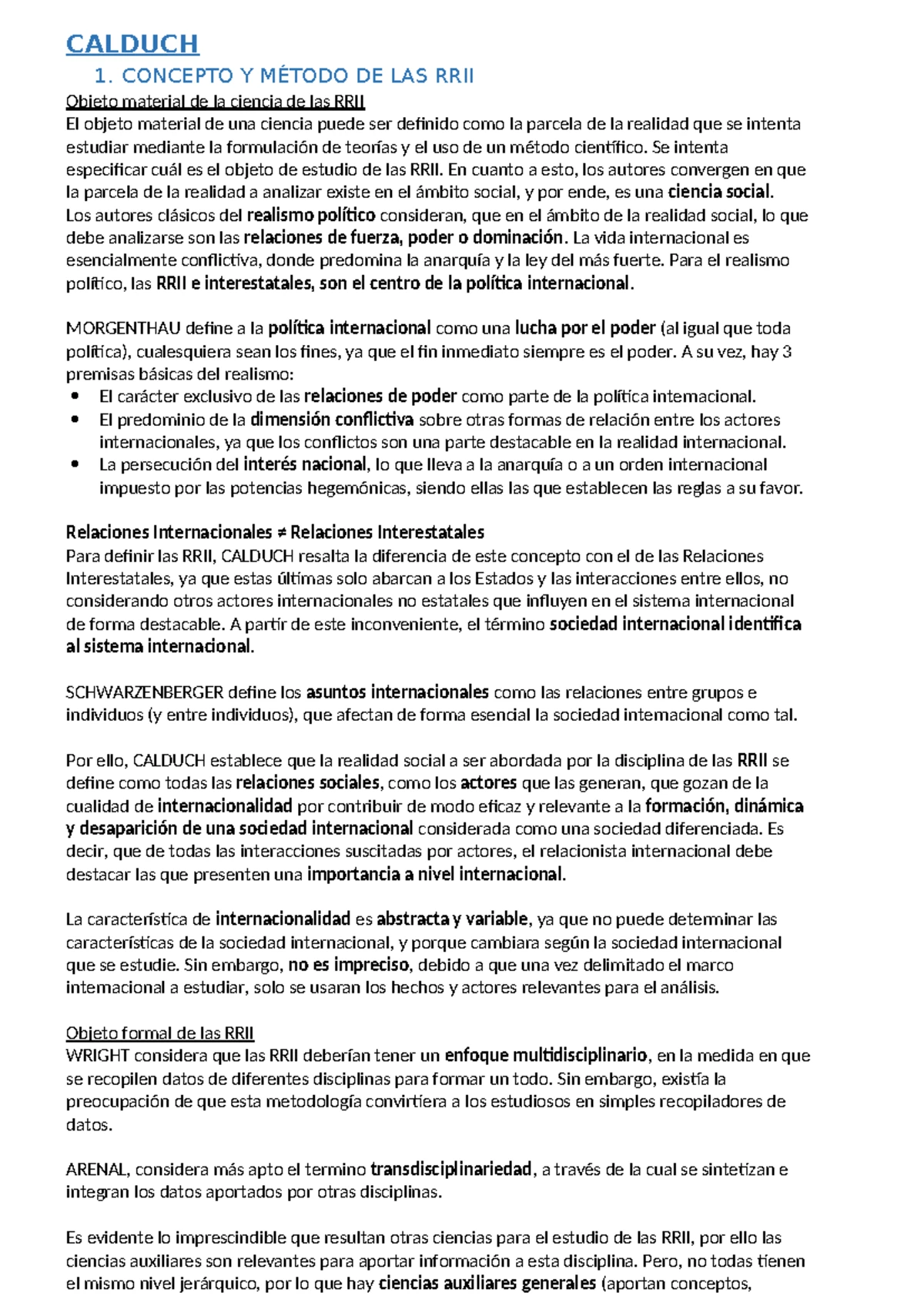 Preparación Examen Final INRI: Conceptos y Metodología de las RRII ...