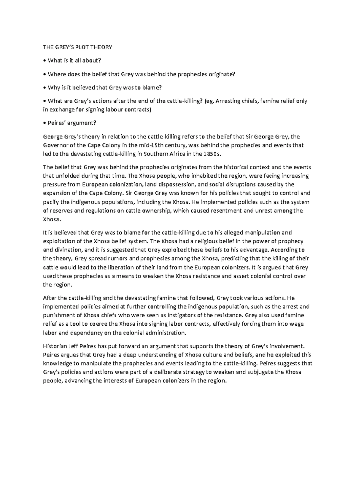Tutorial 5 Hist - University of the Western Cape Faculty of Social ...