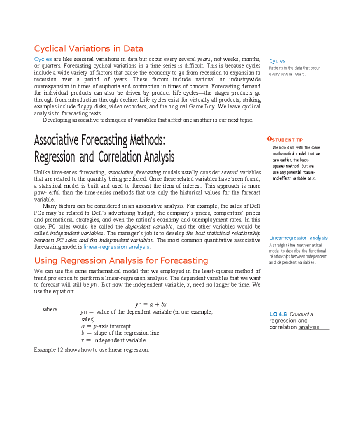 T51 - Lecture on Cyclical Variations & Associative Forecasting Methods ...