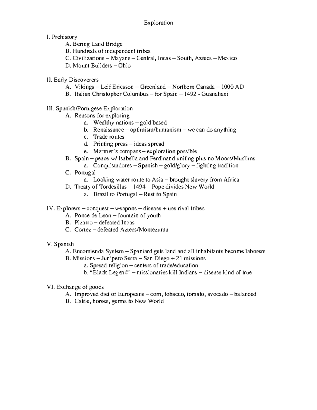 Exploration - Summarized Notes for Chapter 1 (Outline 1) - Studocu