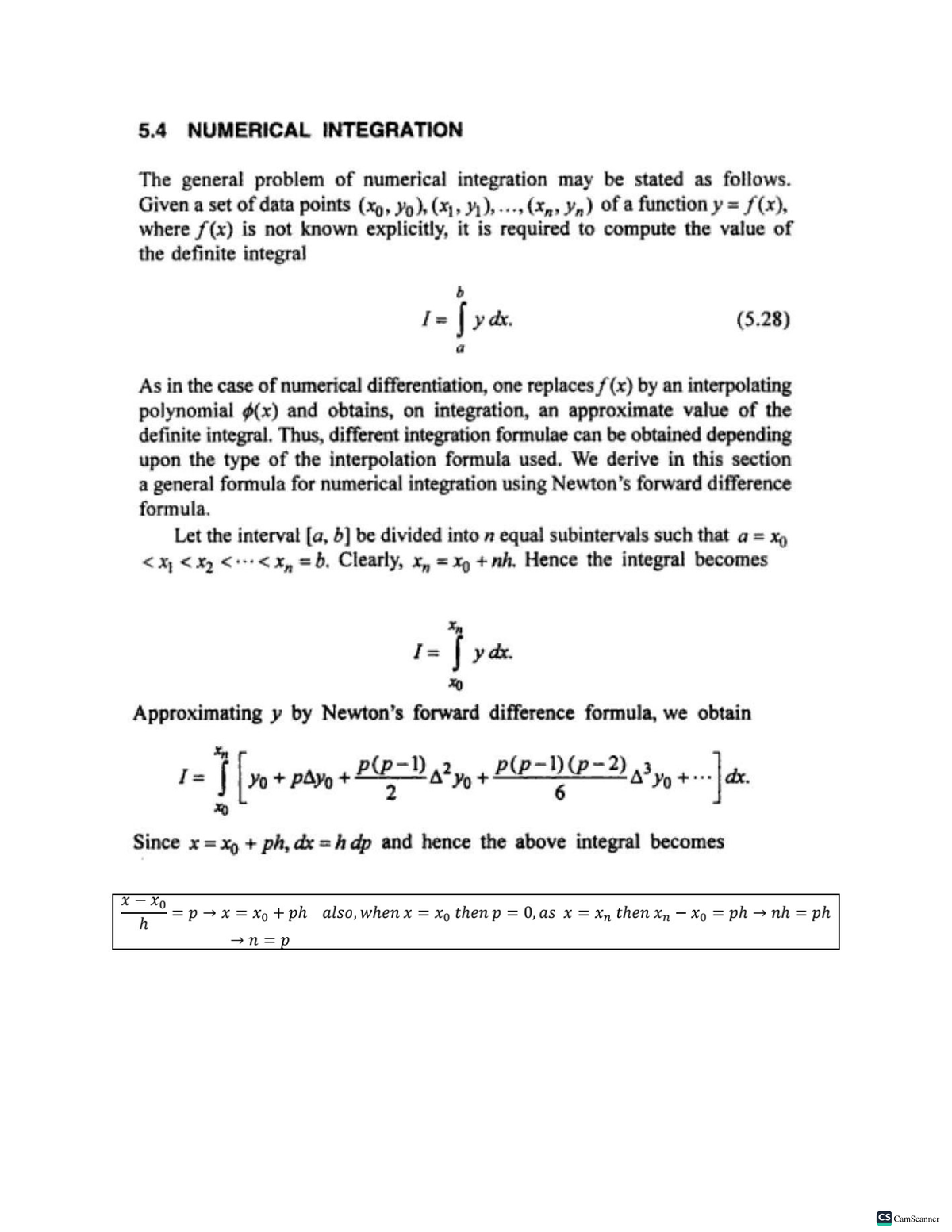 Chapter 5: Numerical Integration Techniques (CS) - Studocu