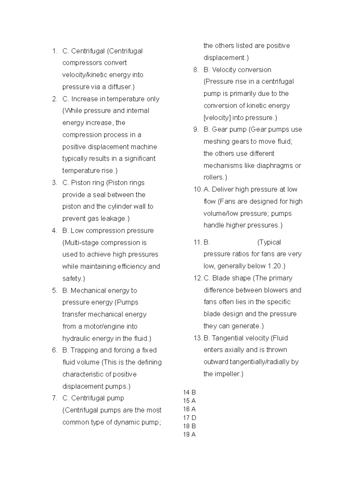 Answer Key for Engineering Concepts (ENGR 101) - Studocu