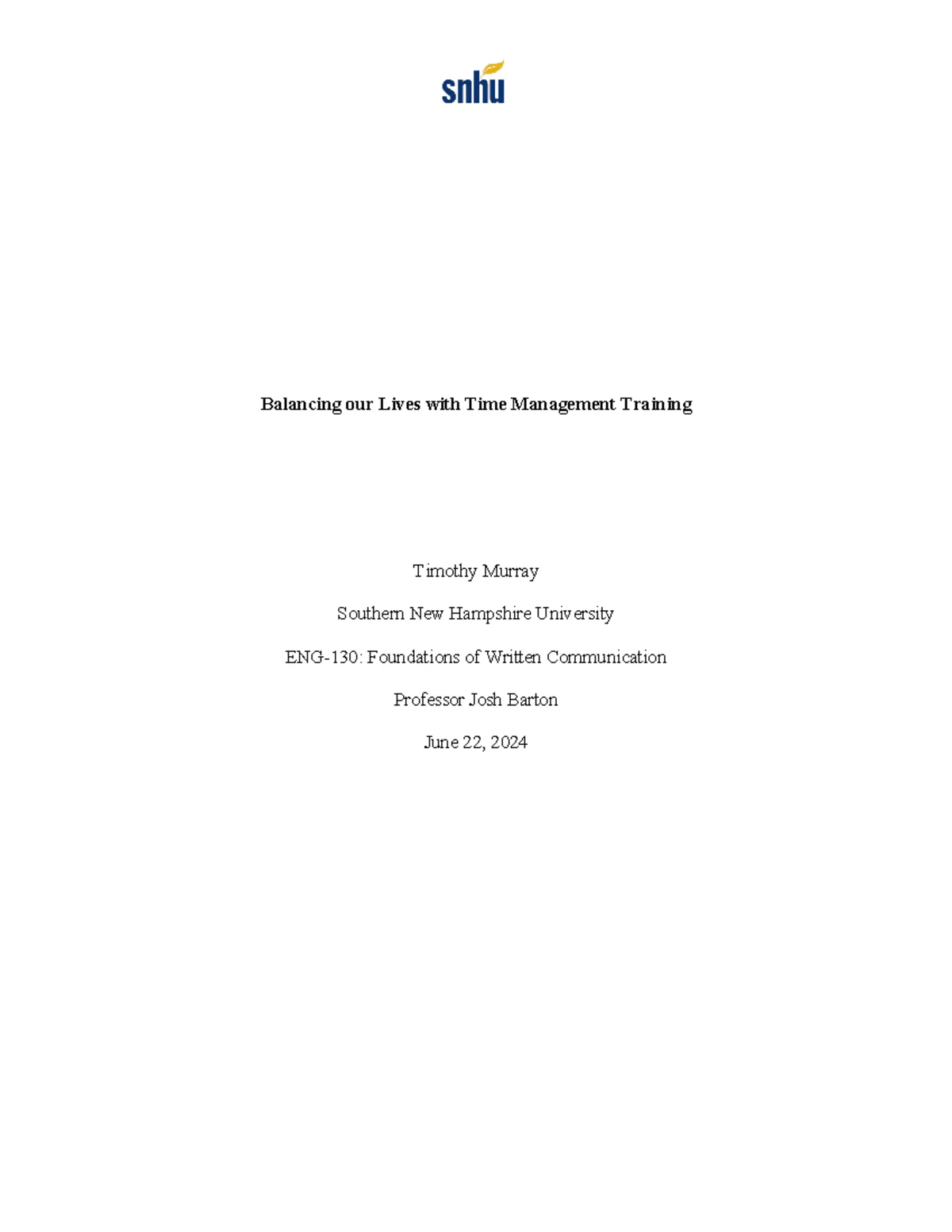 ENG 130 Module Four Preliminary Introduction Template - Selected text ...