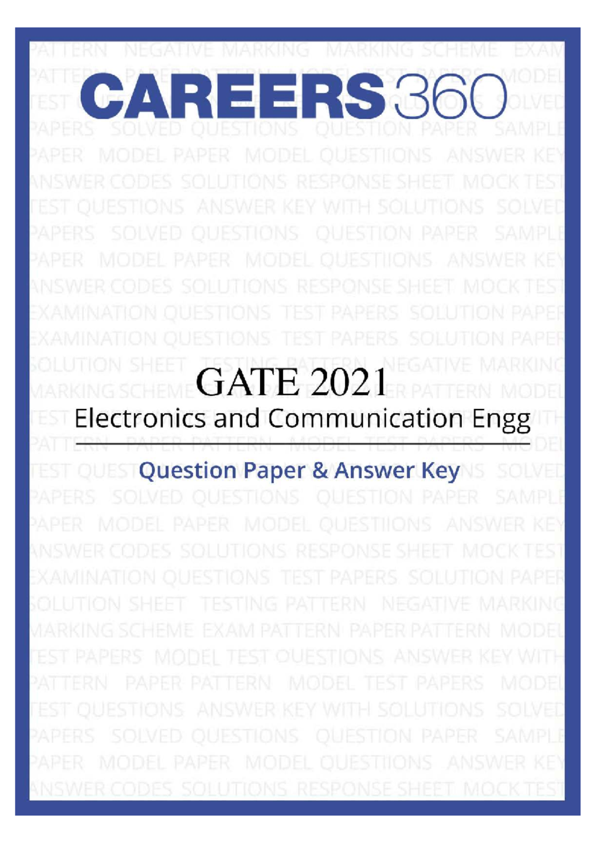 GATE 2021 EC General Aptitude MCQs with Answers (Q.1 - Q.25) - Studocu