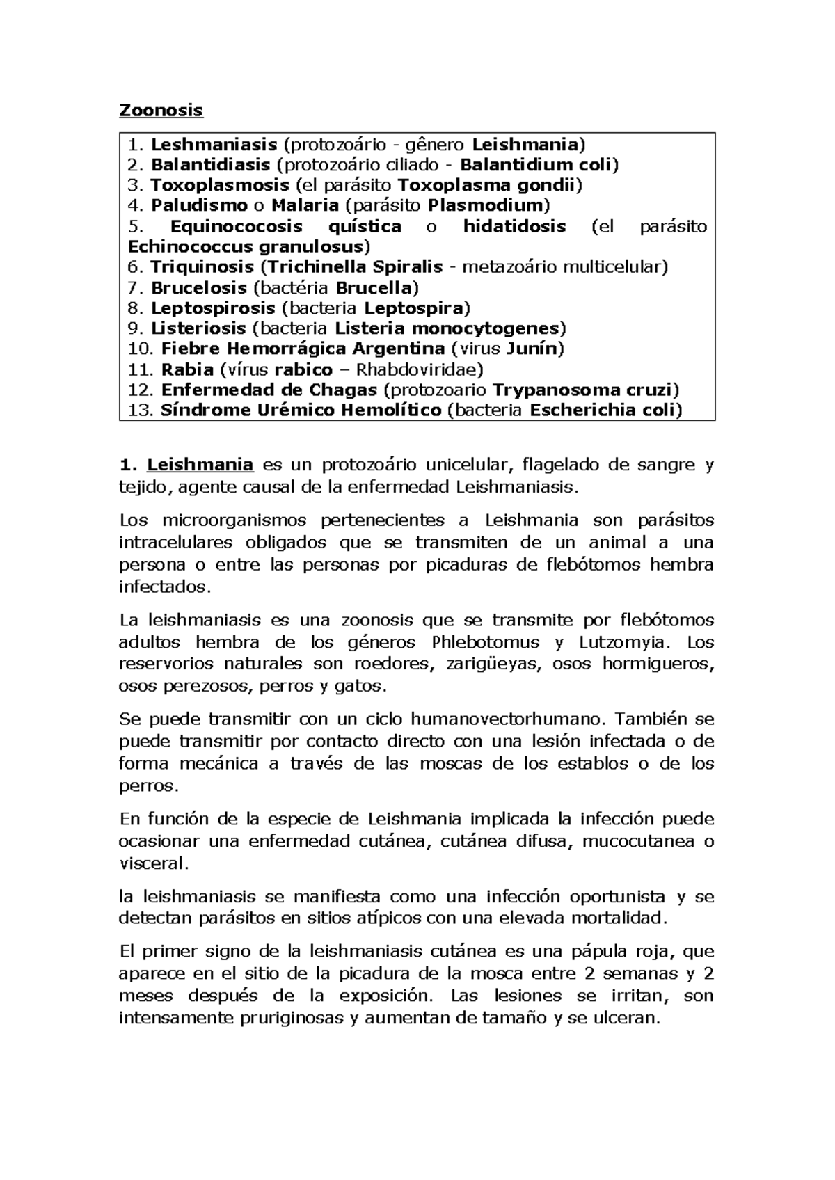 Zoonosis y Enfermedades Infecciosas: Estudio Final de Microbiología - Document Preview