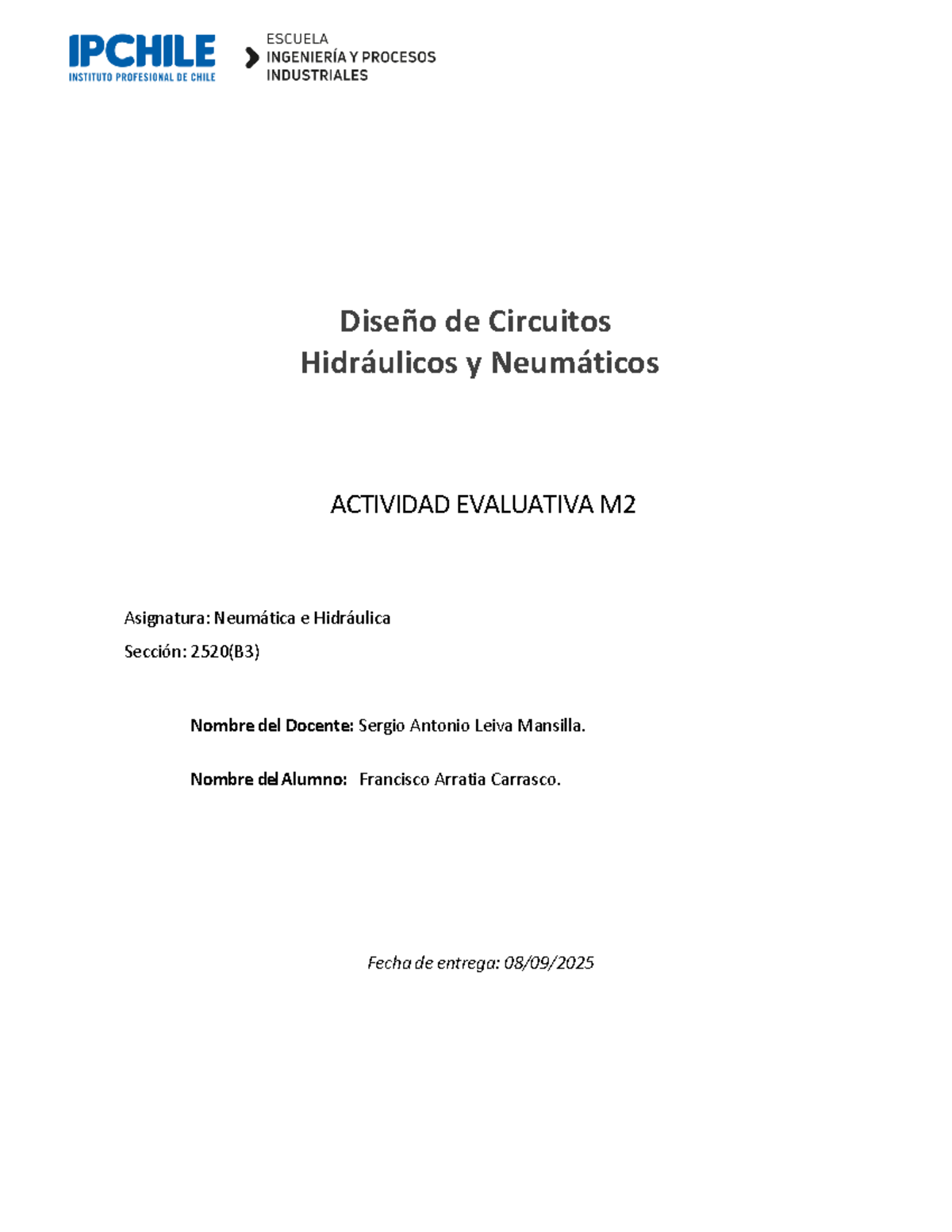 Trabajo de Neumática e Hidráulica - Actividad Evaluativa M2 - Document Preview