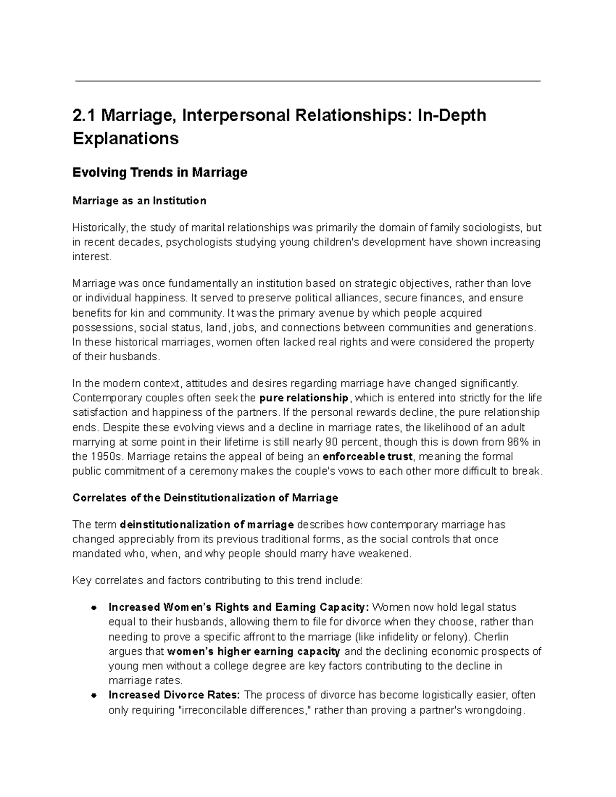 POF 2.1 Marriage & Interpersonal Relationships: Evolving Trends ...