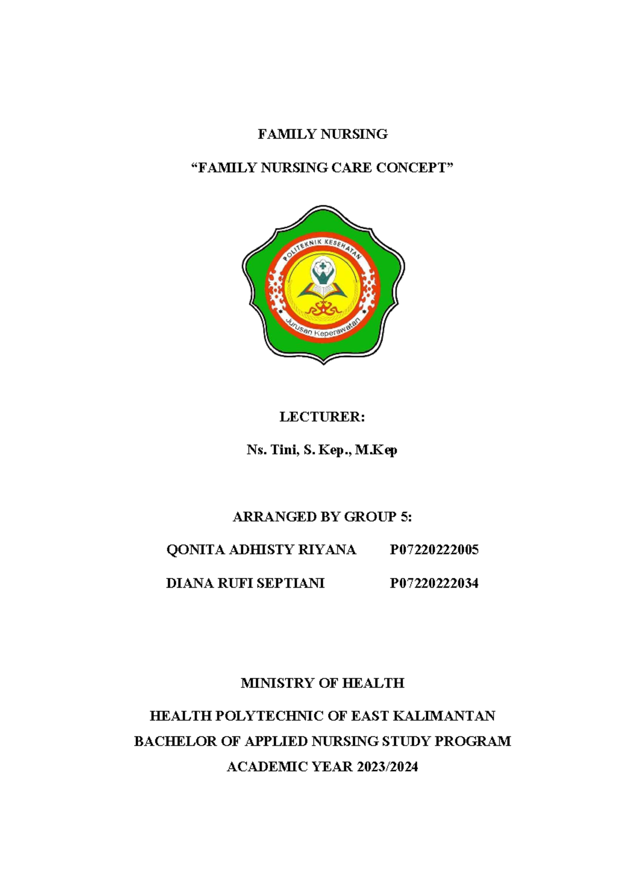 Family Nursing Care Concept - A Comprehensive Study of Family Nursing ...