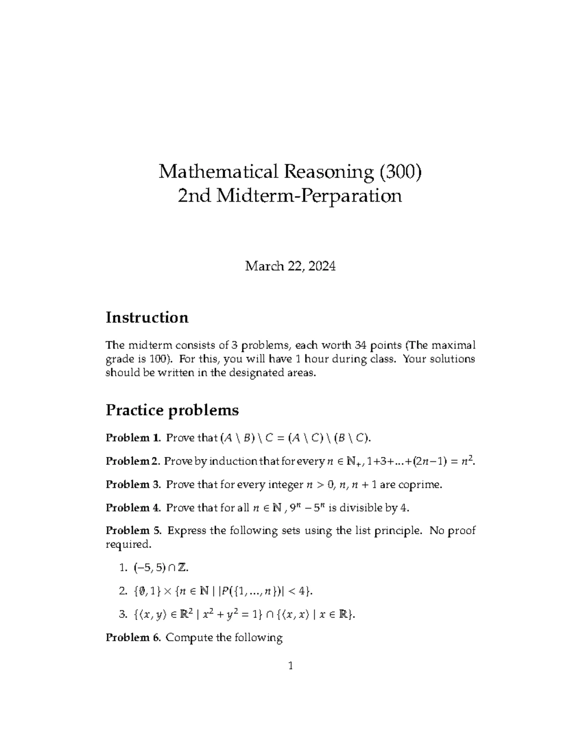 Math 300 Worksheet 10 Solutions: Equivalence Relations Analysis - Studocu