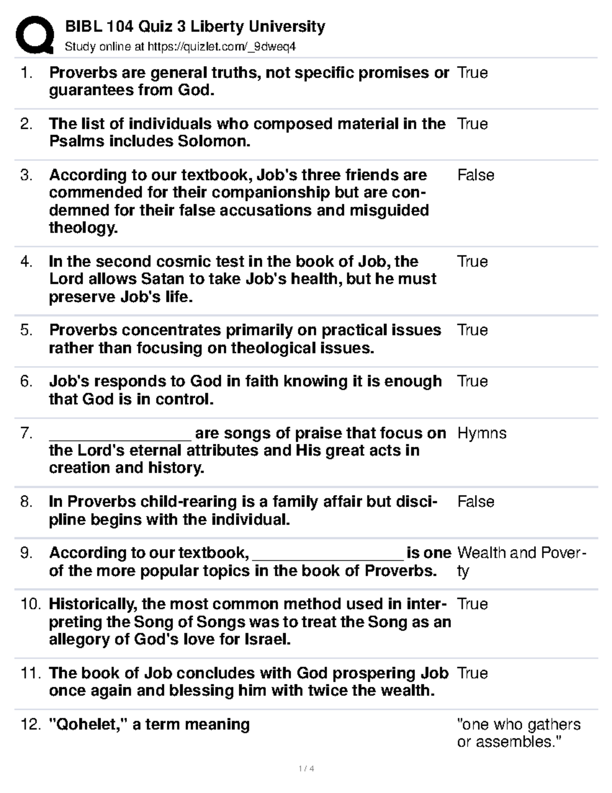 Proverbs Quiz Questions And Answers