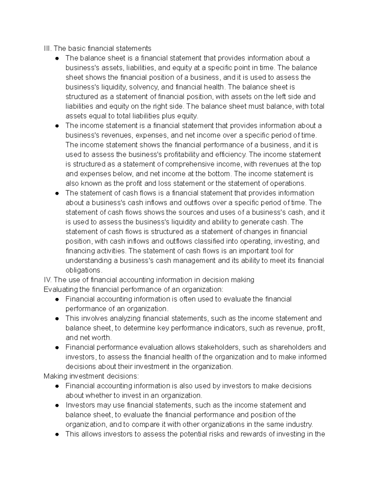Financial Accounting Information for Business Decisions 3 + 4 - III ...