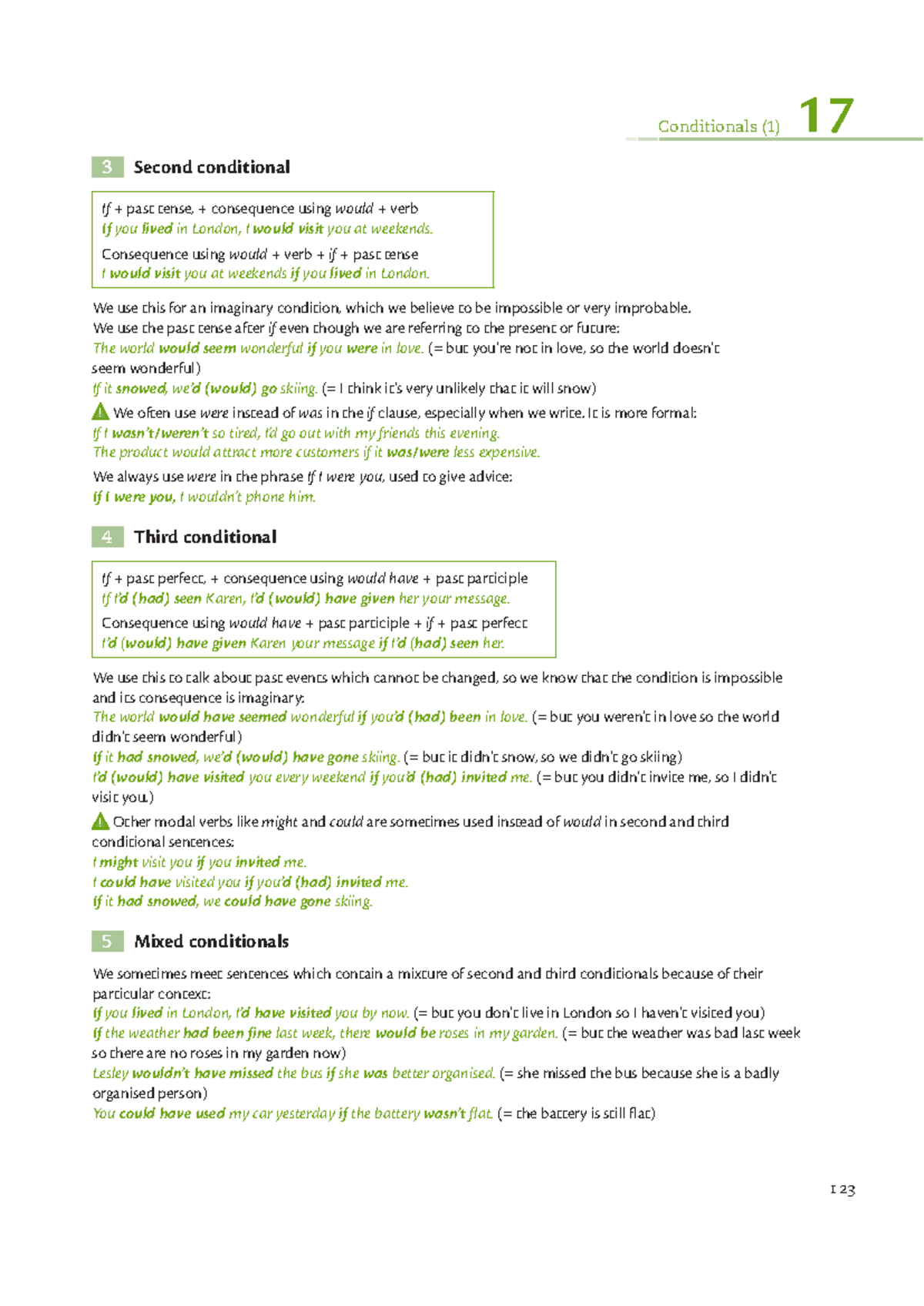 Conditionals (1) 3 17: Understanding Second and Third Conditionals ...