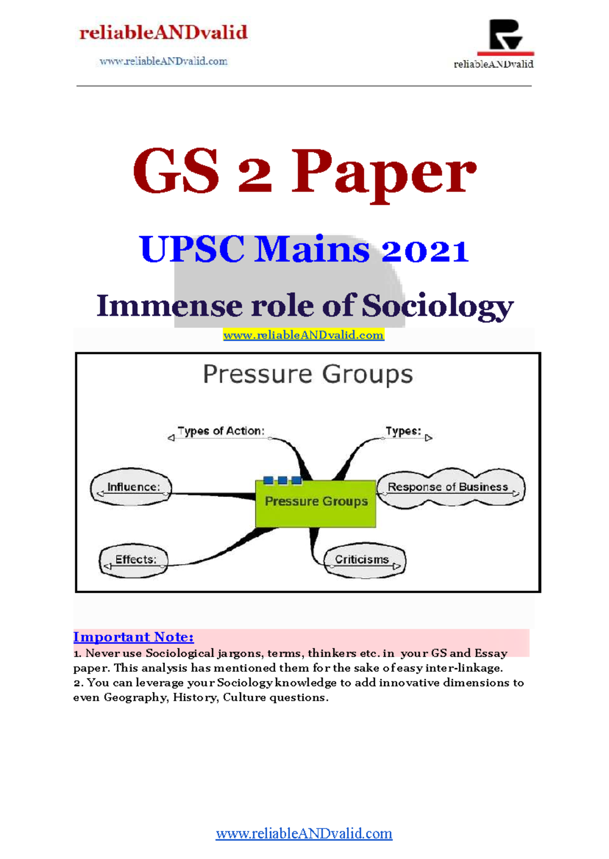 GS 2 Paper UPSC Mains 2021: The Role of Sociology in Public Policy ...