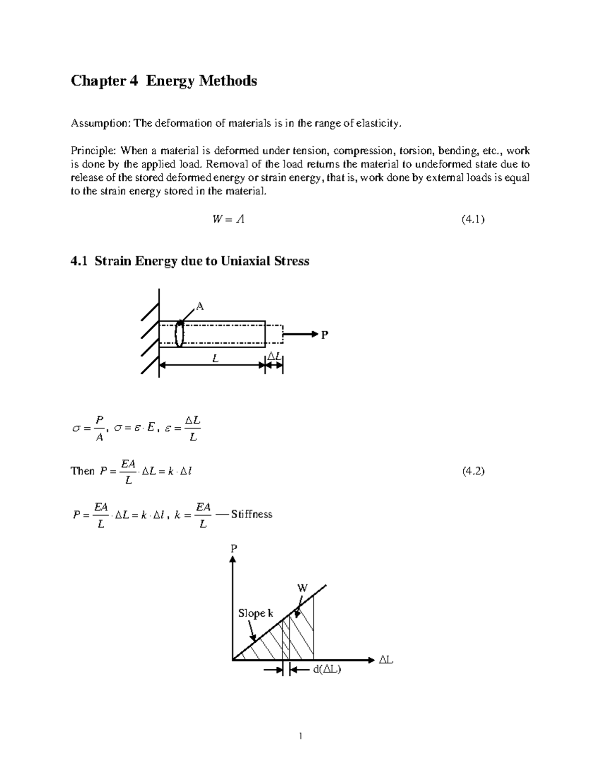 MAAE 3202 Final Exam Chapter 4 Energy Methods Notes Winter 2021 - Studocu