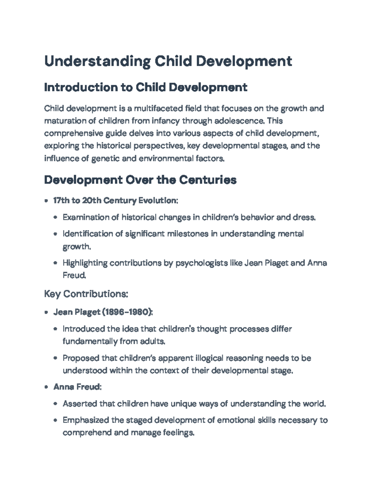 Understanding Child Development: Key Stages and Influences ...