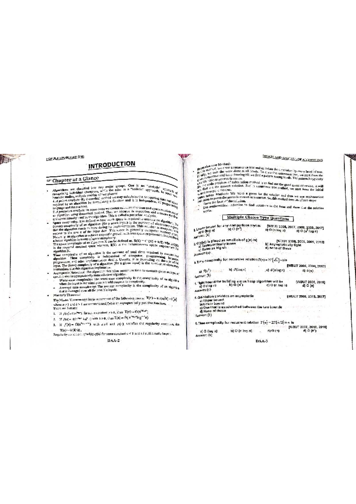 DAA - Design and Analysis of Algorithms: Comprehensive Study Notes ...