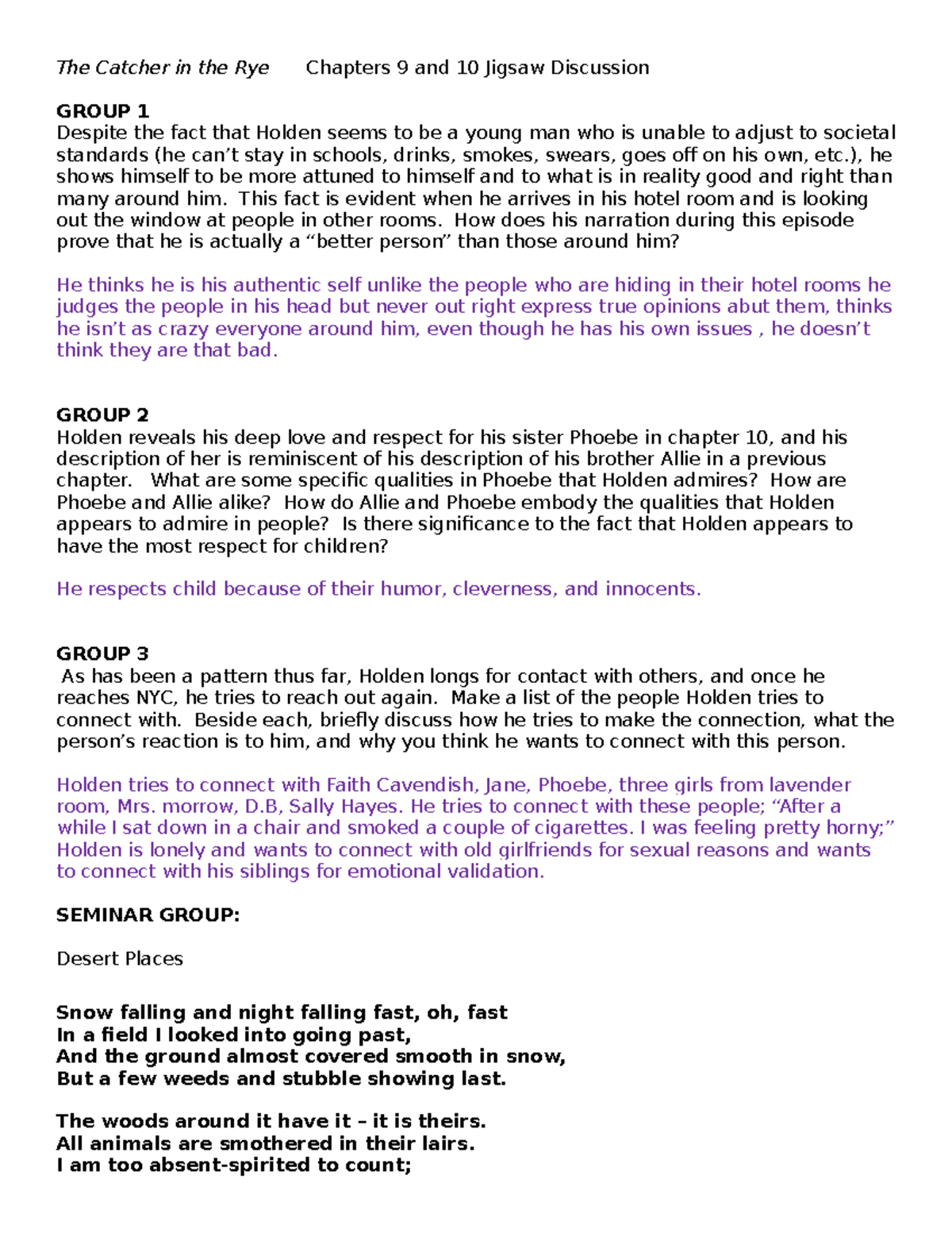 9 and 10The Catcherinthe Rye Chaptersand Discussion Questions-5 
