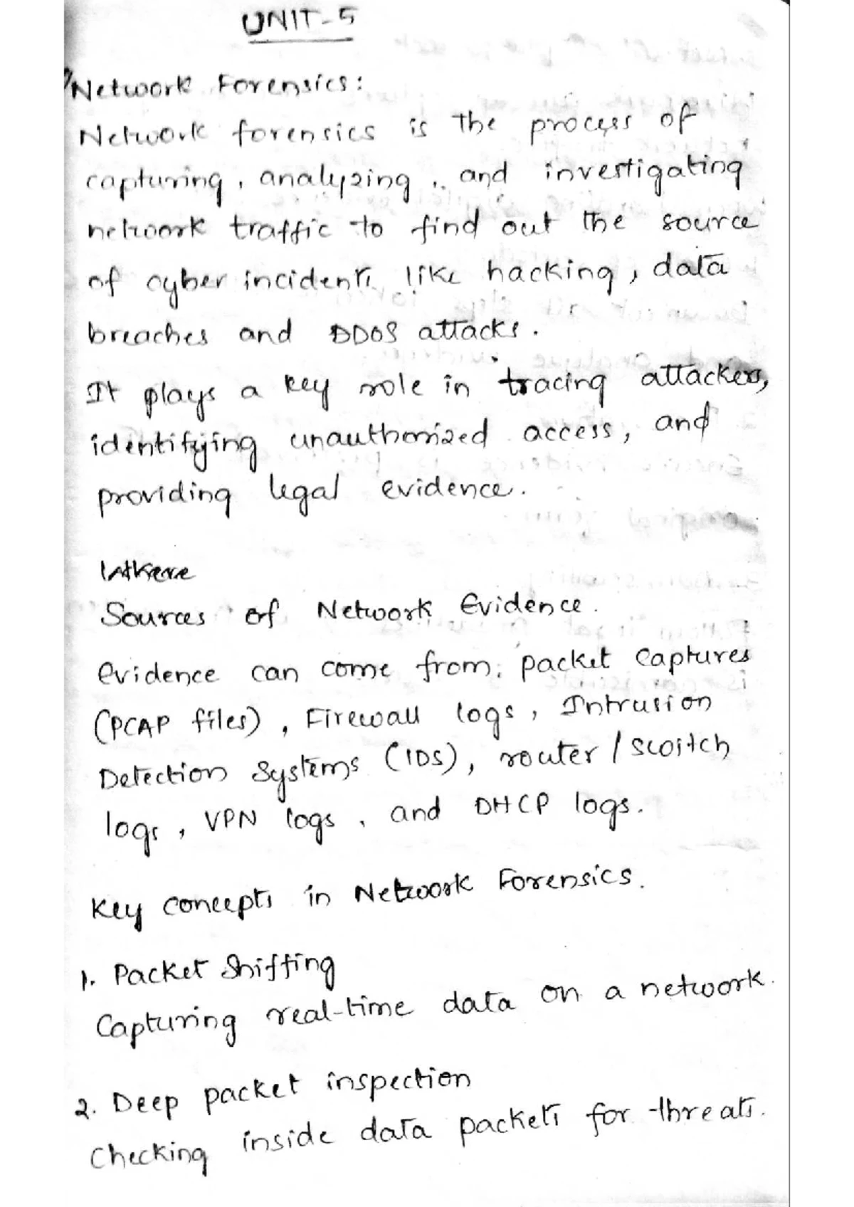 Ccidf Unit 4 - Detailed Notes on Cyber Stalking and Digital Forensics ...