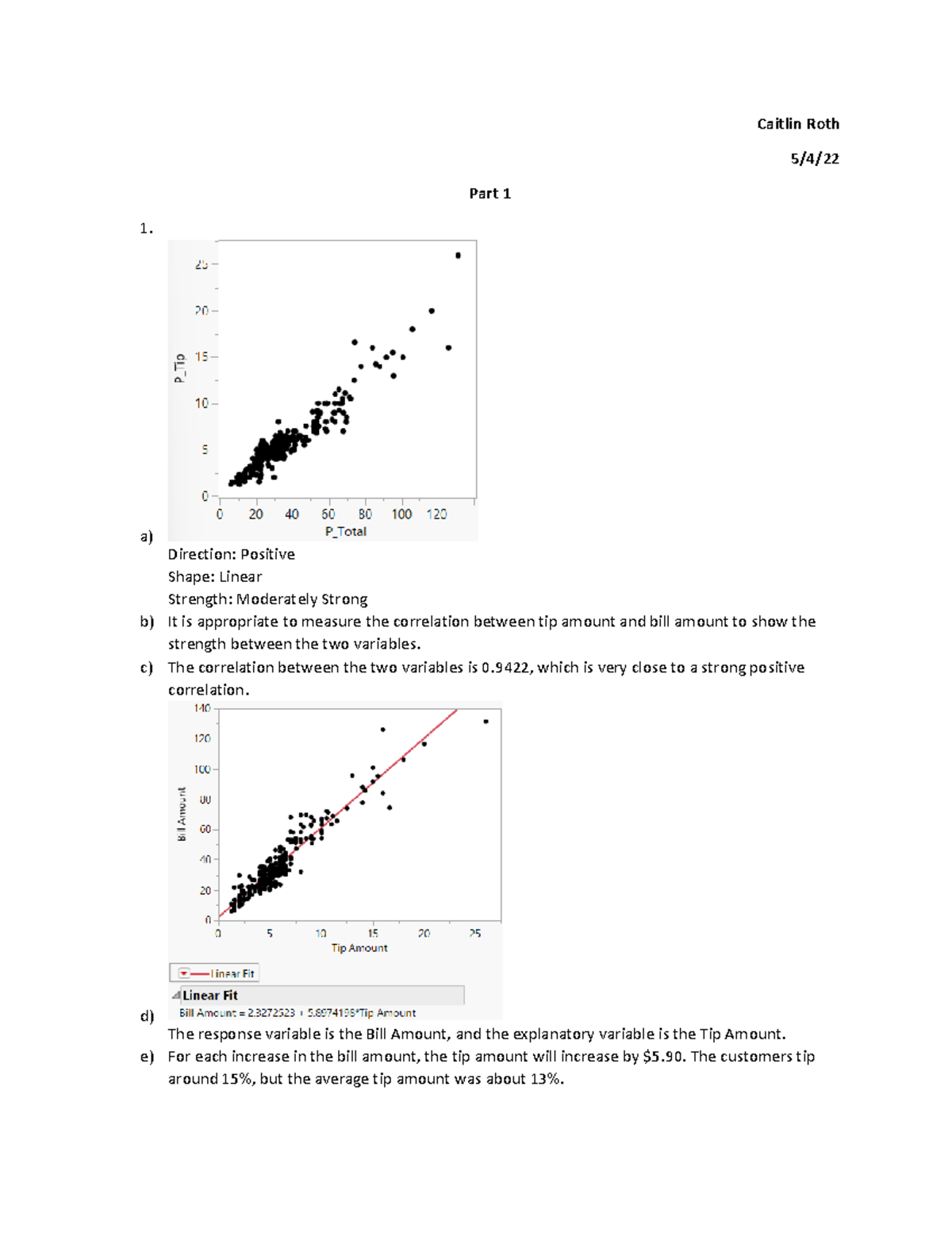Stats Final Project: Analyzing Correlation & T-Test Results - Studocu