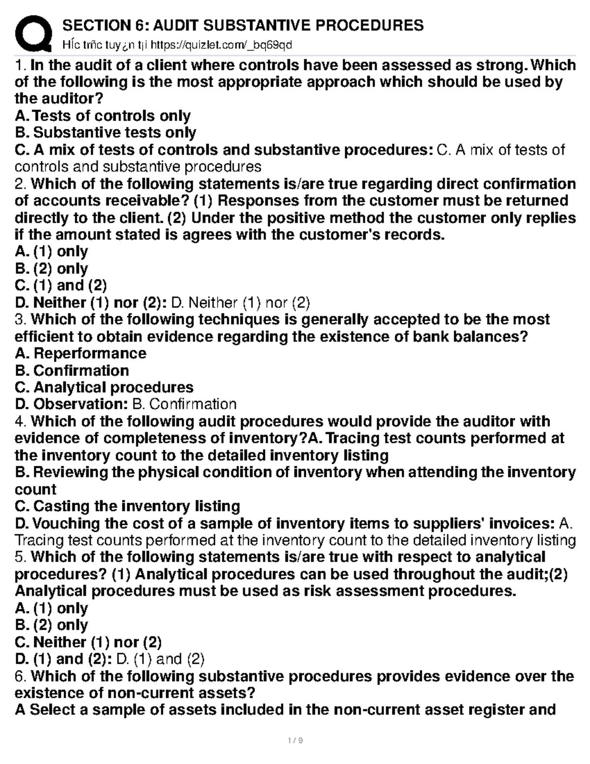 S6 - Trac nghiem section 6 - HÍc trñc tuy¿n t¡i quizlet/_bq69qd In the ...