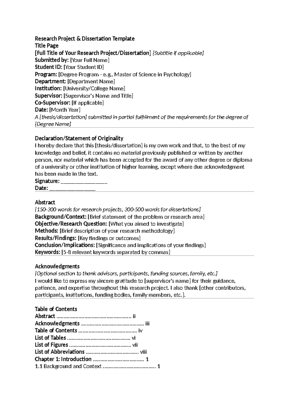 Research Project Template: Digital Payment Systems Impact on Small ...