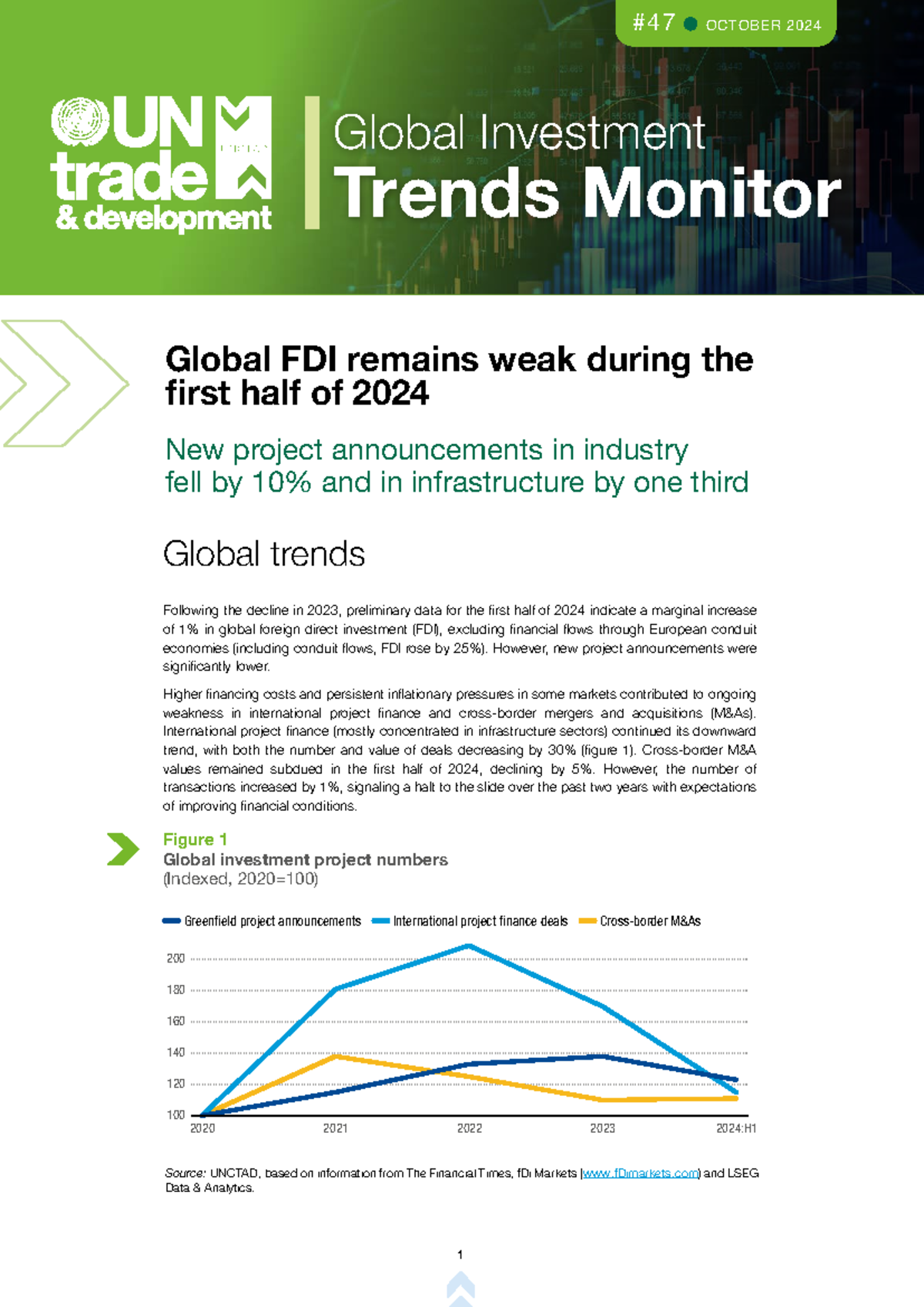 Diaeiainf 2024d2 en - FDI - #47 OCTOBER 2024 Trends Monitor Global ...