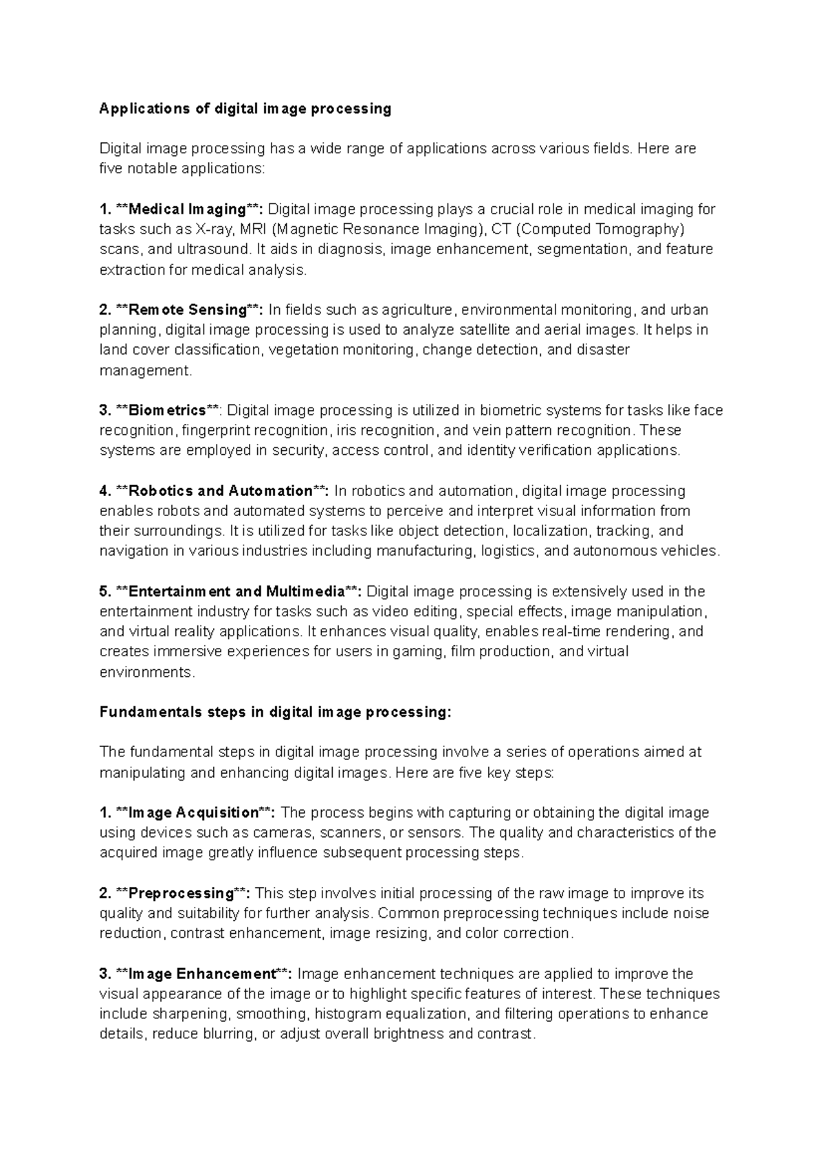 DIP 101: Applications and Fundamentals of Digital Image Processing ...