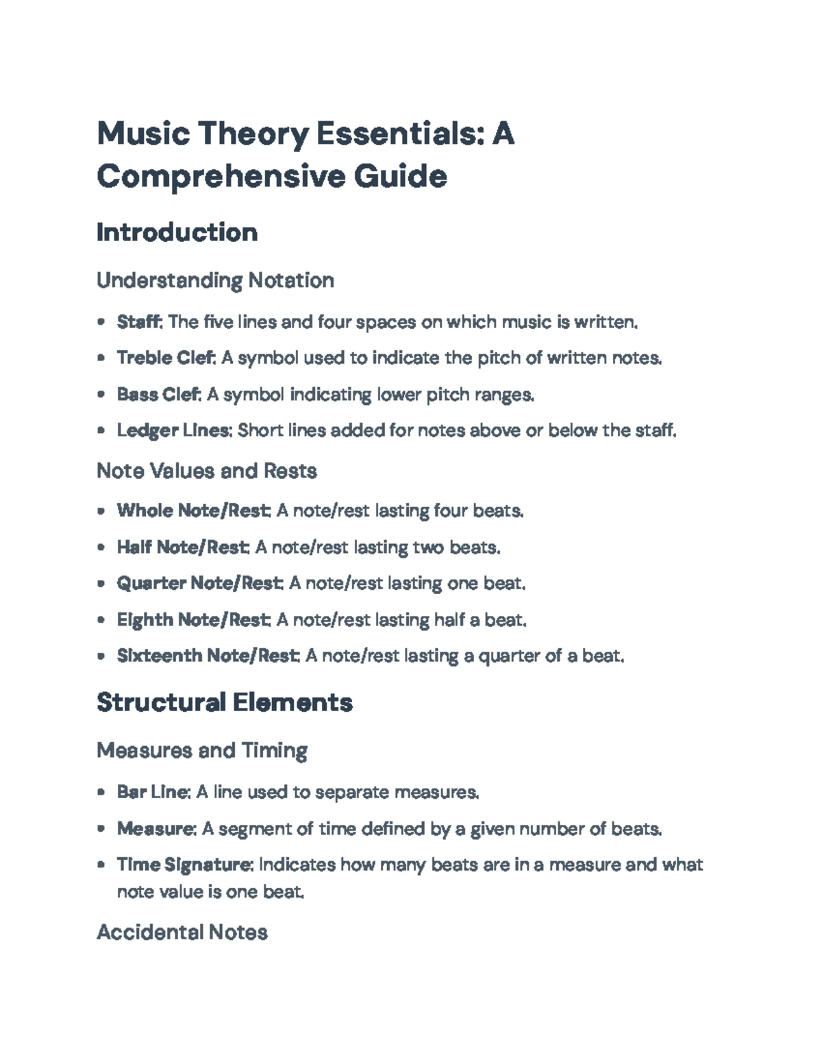 Music Theory Worksheet 12: Understanding Eighth Notes - Studocu