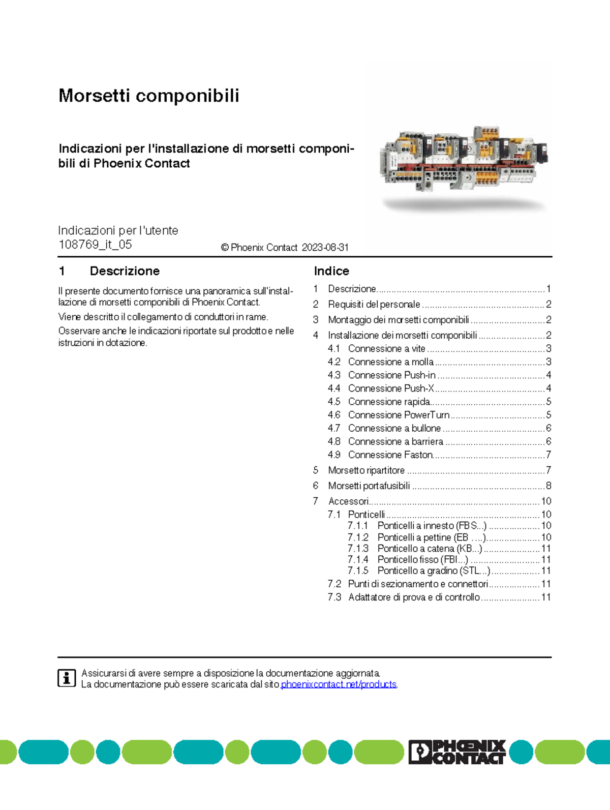 108769 it 05 - Pruebas - 108769_it_ Indicazioni per l’utente © Phoenix ...
