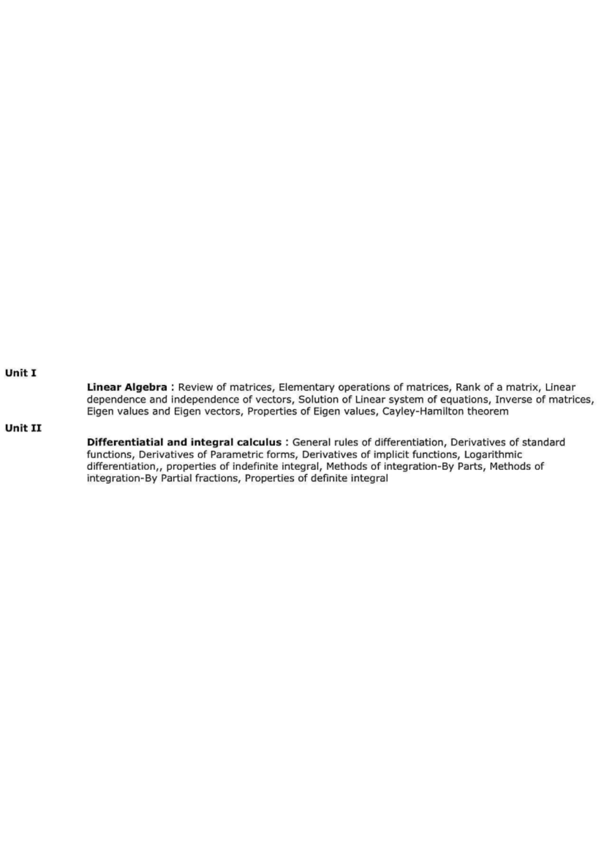 A1425926072: Linear Algebra & Calculus Review Notes - Studocu