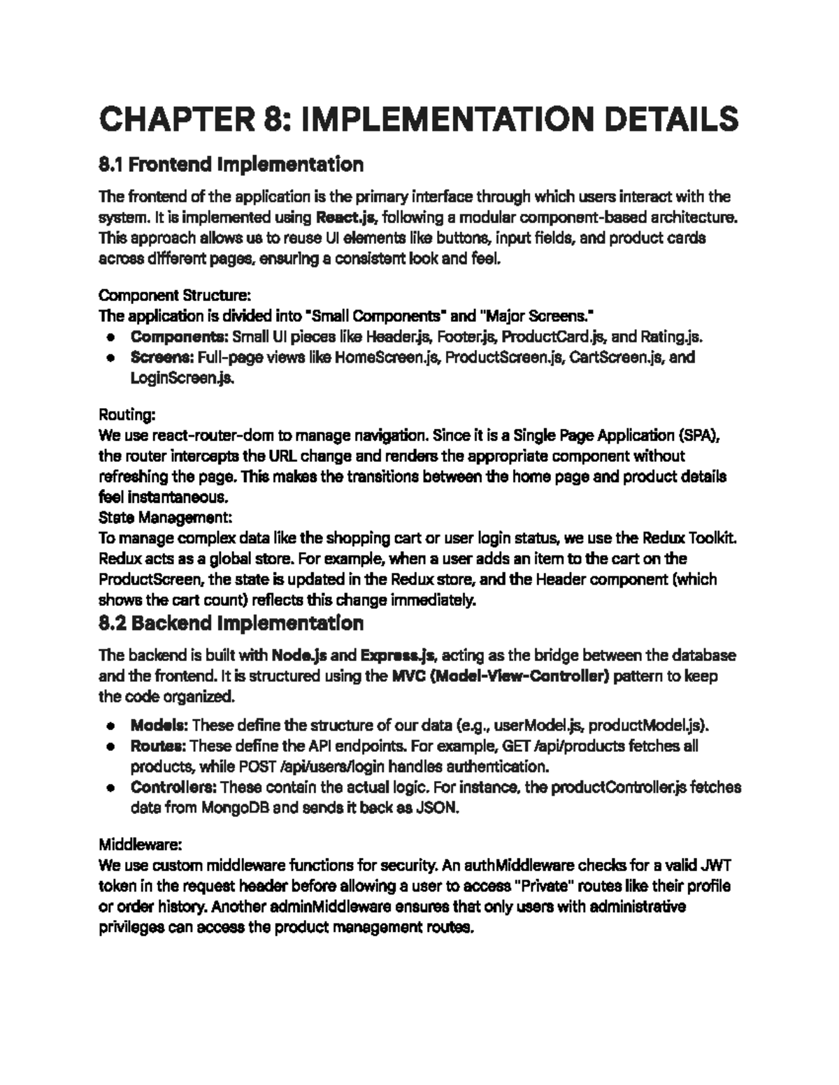 CH 8: E-Commerce Site Implementation Details - Studocu