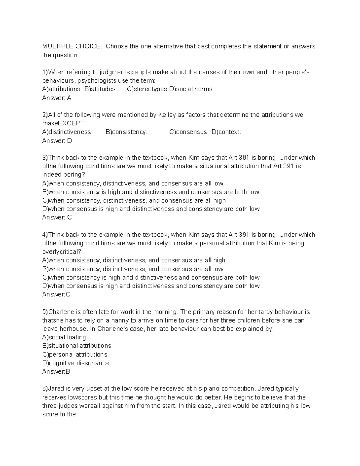 Copy of Chapter 13 - Test bank - MULTIPLE CHOICE. Choose the one ...