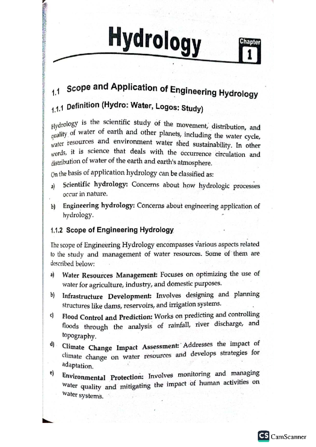 Hydrology Manual: Engineering Hydrology Concepts and Applications for ...