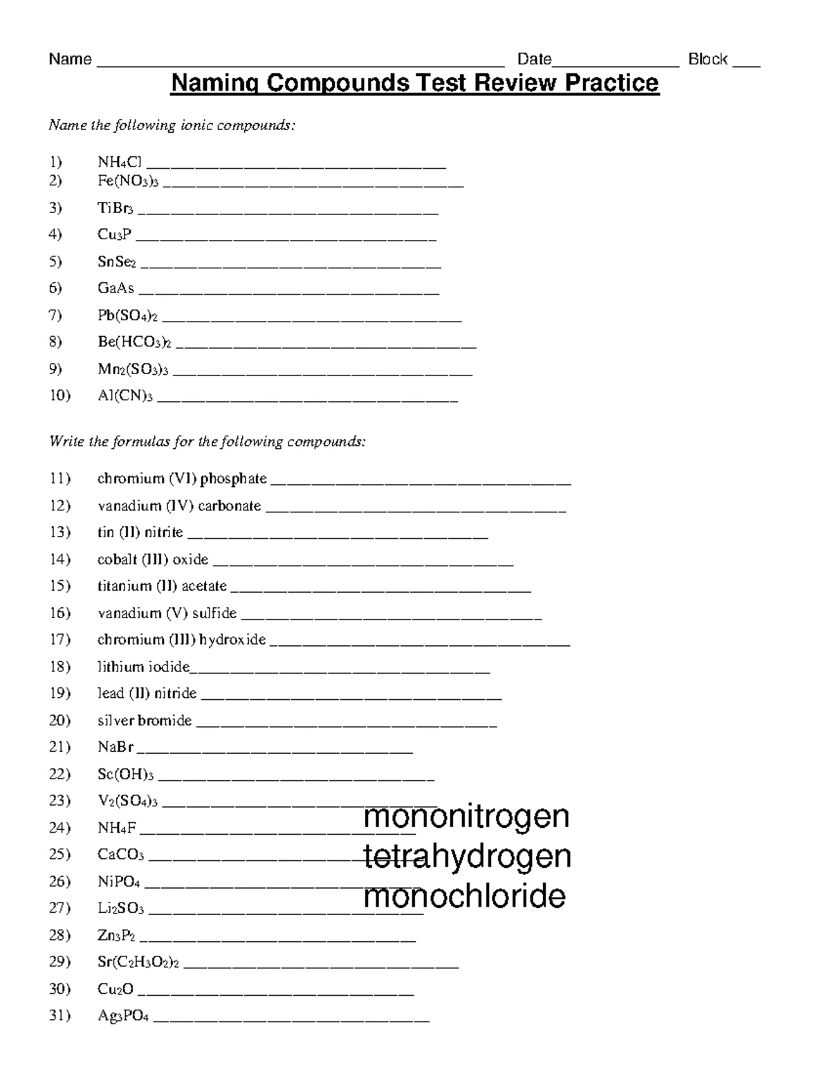CHEM 101 Final Exam Review: Mixtures and Solutions Concepts - Studocu