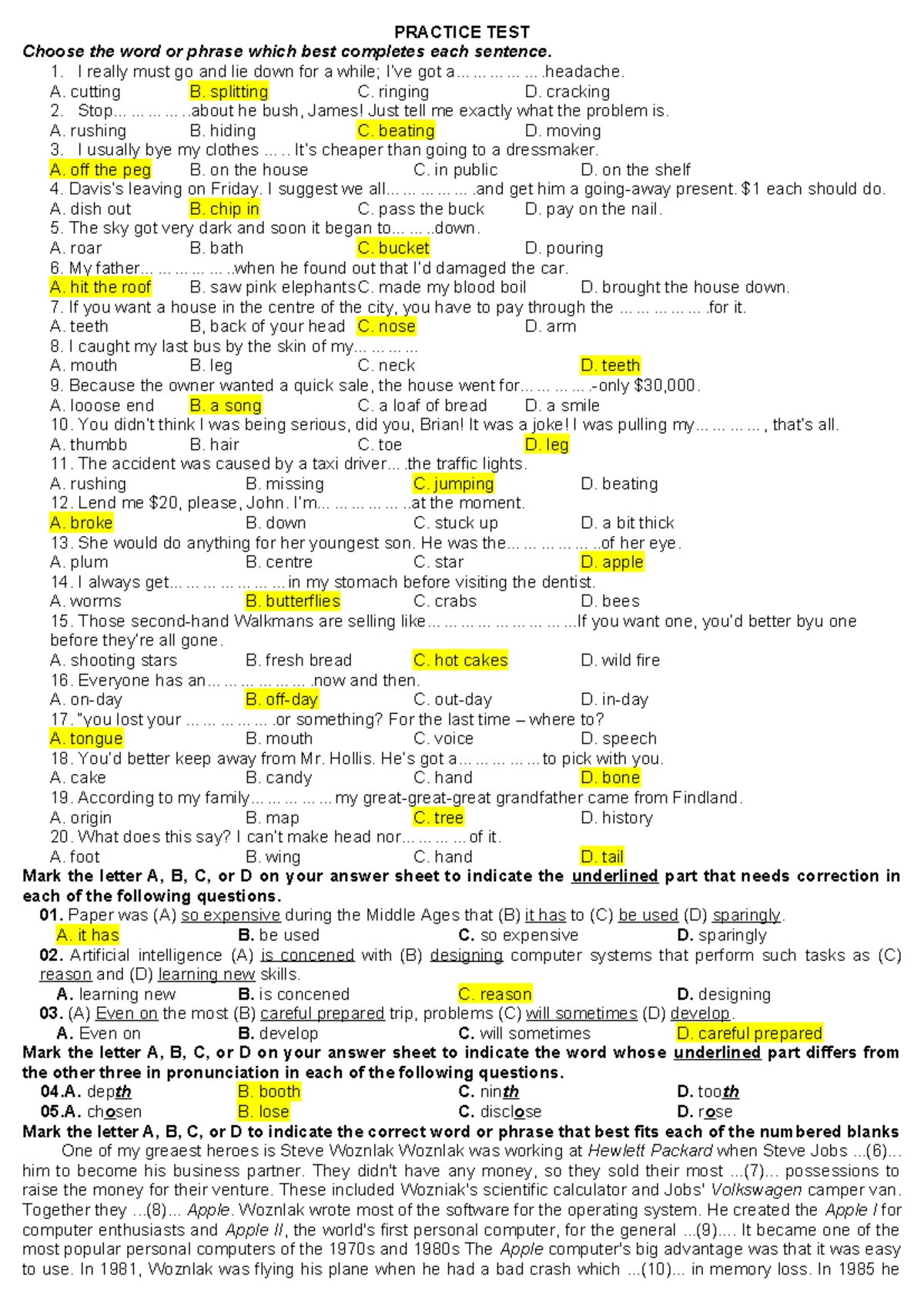 Chapter 11: Formal Reports - Multiple Choice Questions and Answers ...